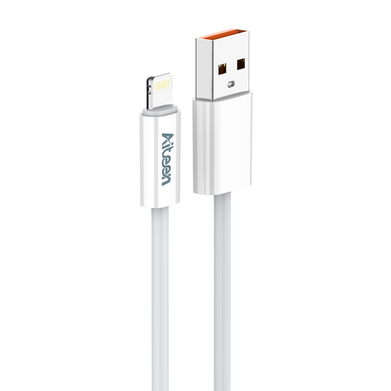 A23-LW Lightning Data Cable 1mm 25W Fast Charging White Color